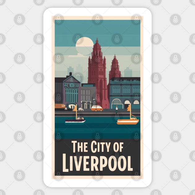 The city of Liverpool Sticker by Red since 1892